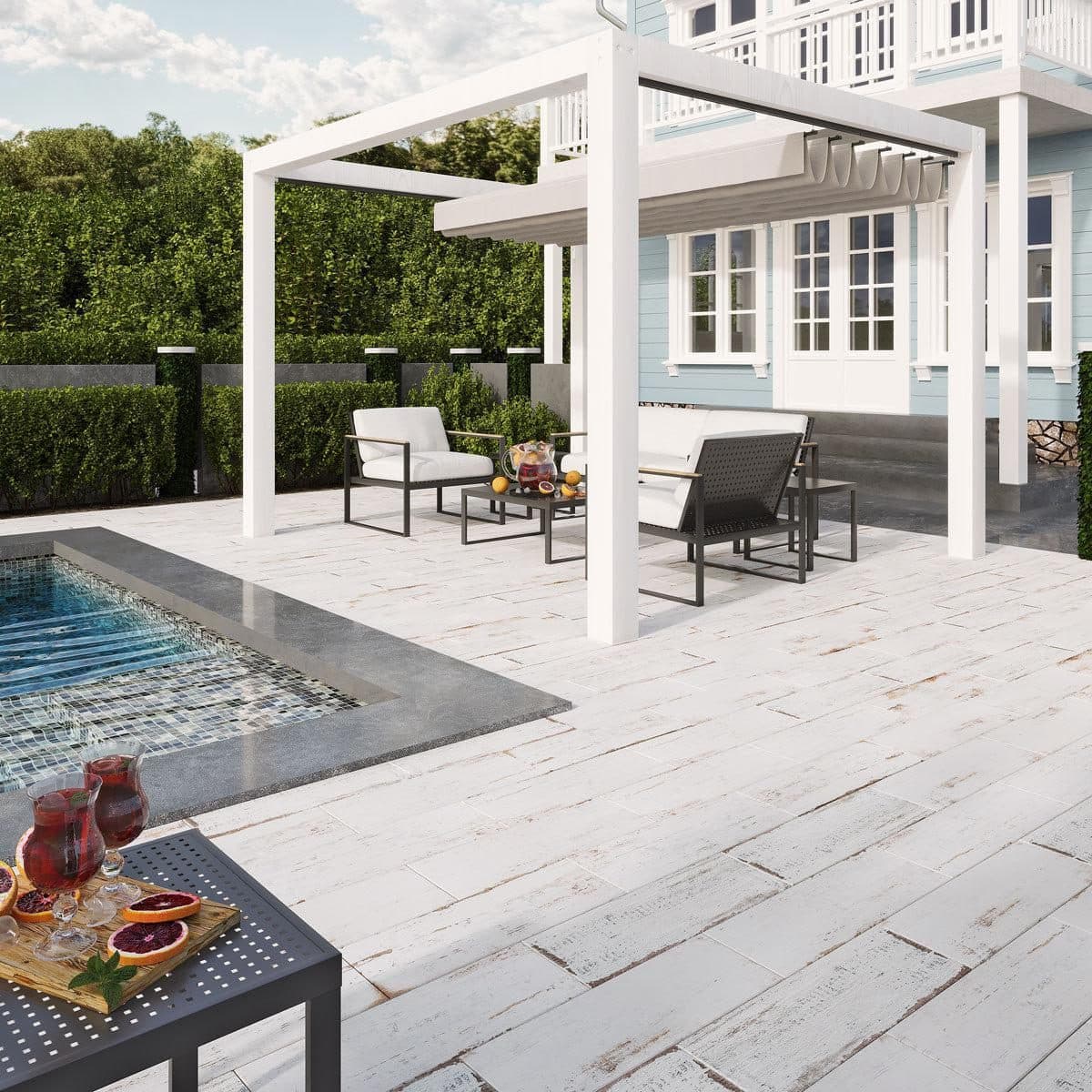 Outdoor patio and deck